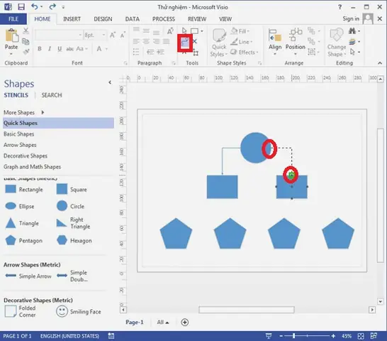 Cách Vẽ Visio 2013
