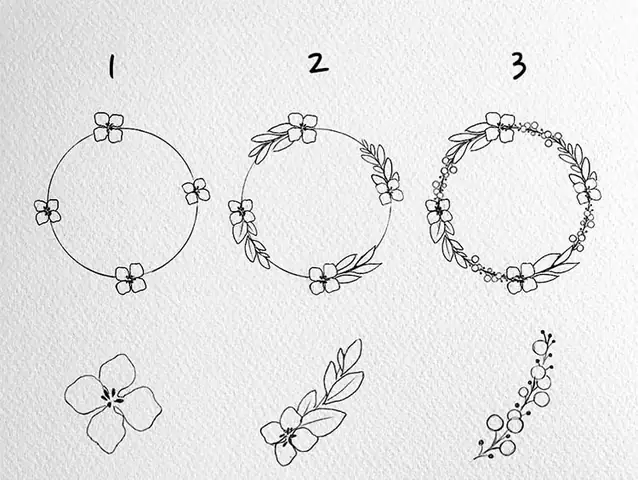 Cách Vẽ Vòng Nguyệt Quế