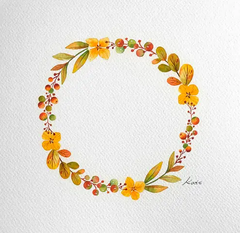 Cách Vẽ Vòng Nguyệt Quế