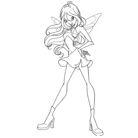 Cách Vẽ Winx Bloom Cách Vẽ Winx Bloom