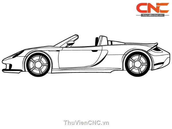 Cách Vẽ Xe Mui Trần