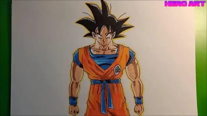 Tìm Cách Vẽ Goku