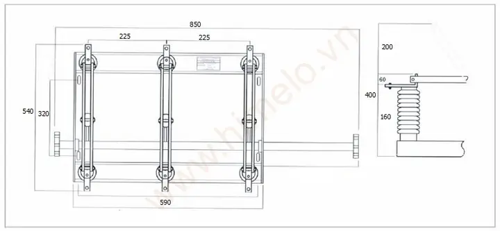 Bản Vẽ Dao Cách Ly Bản Vẽ Dao Cách Ly