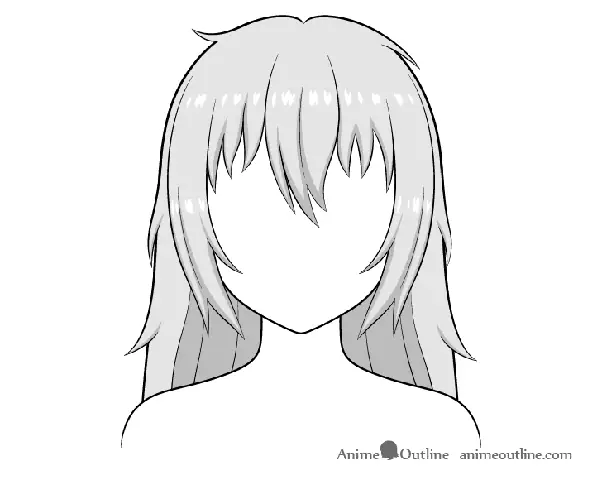 Cách Để Vẽ Tóc Anime