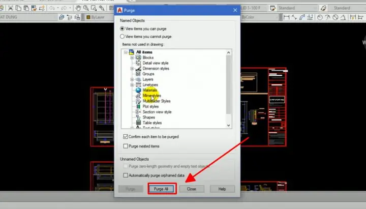 Cách Làm Nhẹ Bản Vẽ Cad