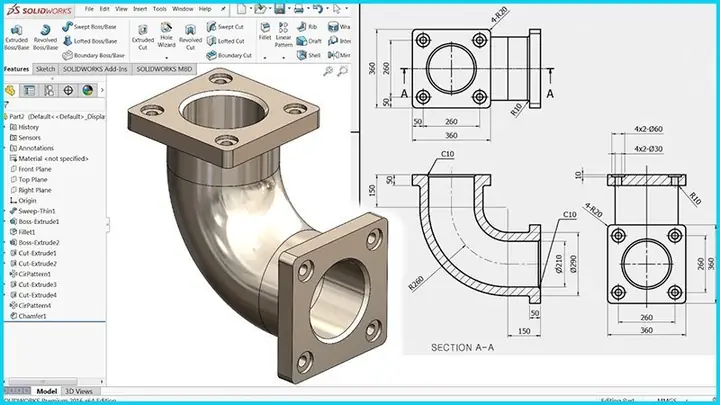 Cách Vẽ 3d Bằng Solidworks Cách Vẽ 3d Bằng Solidworks