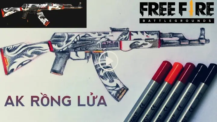 Cách Vẽ Ak Rồng Lửa Cách Vẽ Ak Rồng Lửa