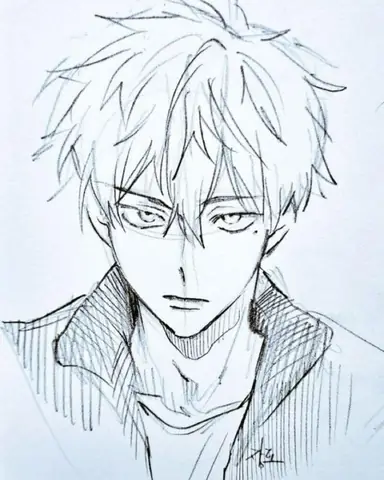 Cách Vẽ Anime Boy Ngầu