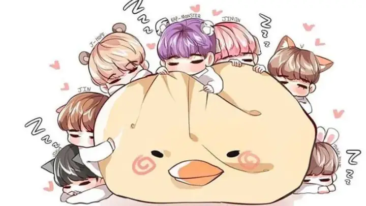 Cách Vẽ Anime Chibi Bts