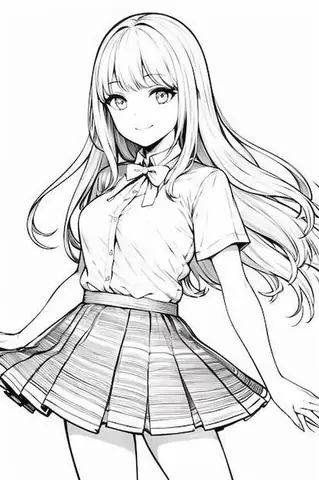 Cách Vẽ Anime Girl Dễ Thương