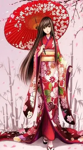 Cách Vẽ Anime Nữ Mặc Kimono Cách Vẽ Anime Nữ Mặc Kimono