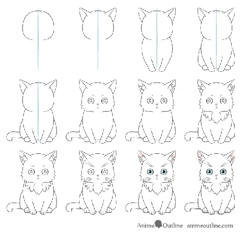 Cách Vẽ Anime Râu Trắng