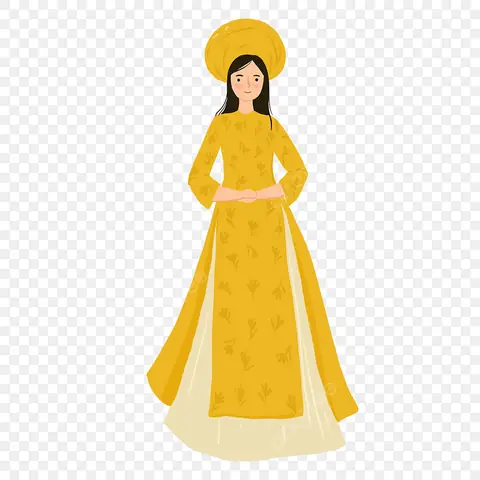 Cách Vẽ Ao Dai Clipart Cách Vẽ Ao Dai Clipart