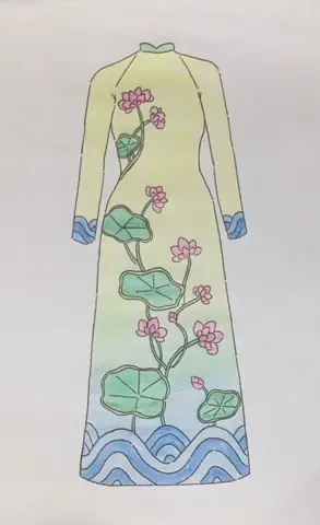 Cách Vẽ Ao Dai Clipart Cách Vẽ Ao Dai Clipart