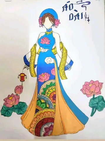Cách Vẽ Áo Dài Truyền Thống Cách Vẽ Áo Dài Truyền Thống