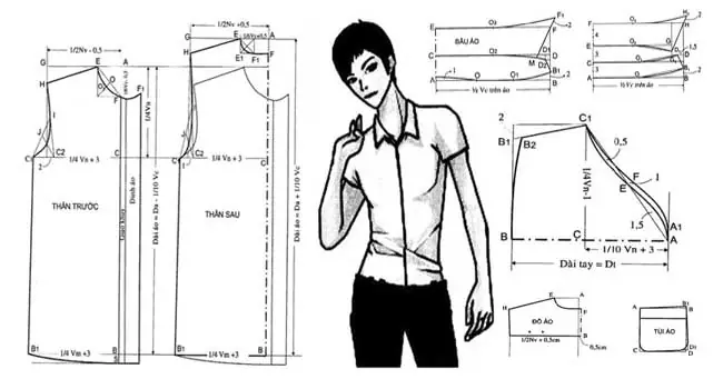 Cách Vẽ Áo Sơ Mi Nam Cách Vẽ Áo Sơ Mi Nam