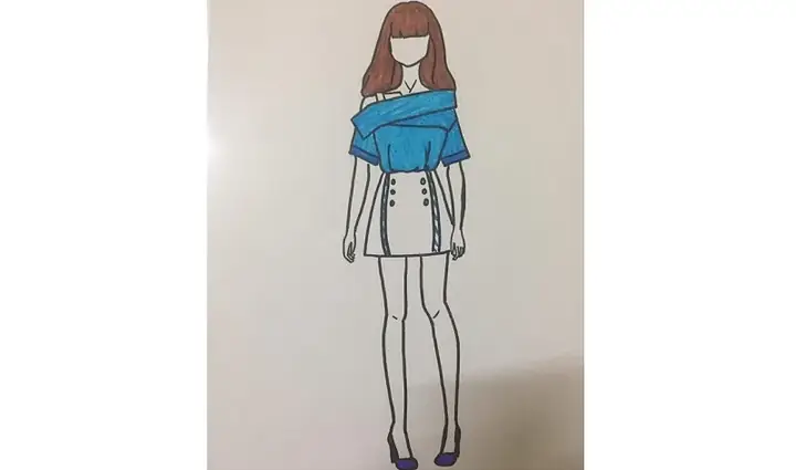 Cách Vẽ Áo Trễ Vai