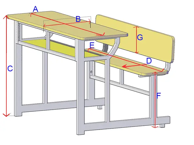 Cách Vẽ Bàn Học Và Ghế