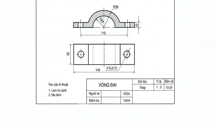 Cách Vẽ Bản Vẽ Chi Tiết