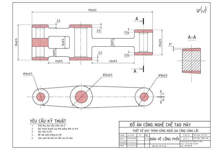 Cách Vẽ Bản Vẽ Lồng Phôi Cách Vẽ Bản Vẽ Lồng Phôi