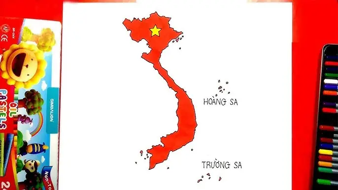 Cách Vẽ Bản Việt Nam