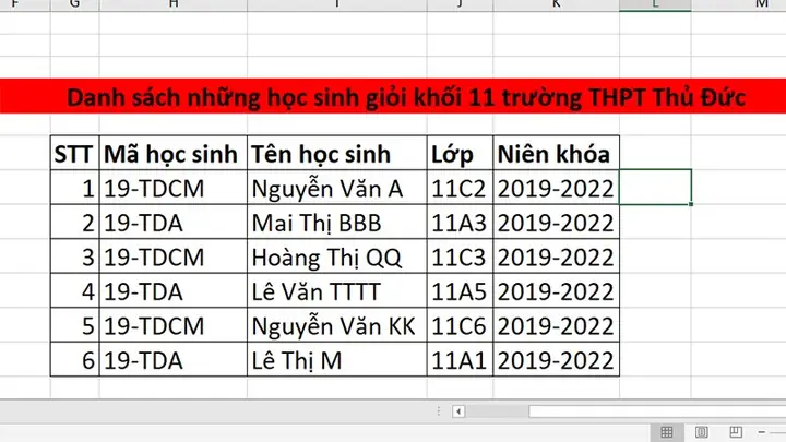 Cách Vẽ Bảng Trong Excel 2010