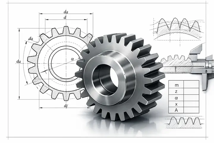 Cách Vẽ Bánh Răng Thẳng
