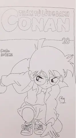 Cách Vẽ Bìa Sách Conan