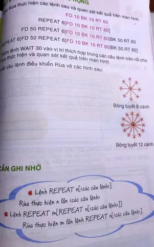 Cách Vẽ Bông Tuyết 8 Cánh