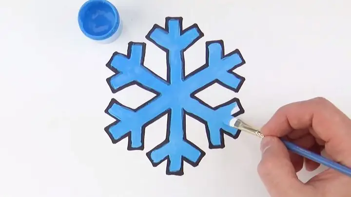 Cách Vẽ Bông Tuyết Đơn Giản Cách Vẽ Bông Tuyết Đơn Giản