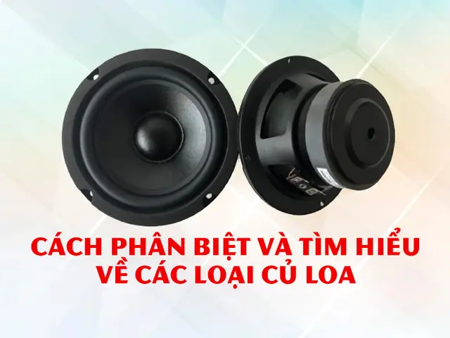 Cách Vẽ Các Loại Loa