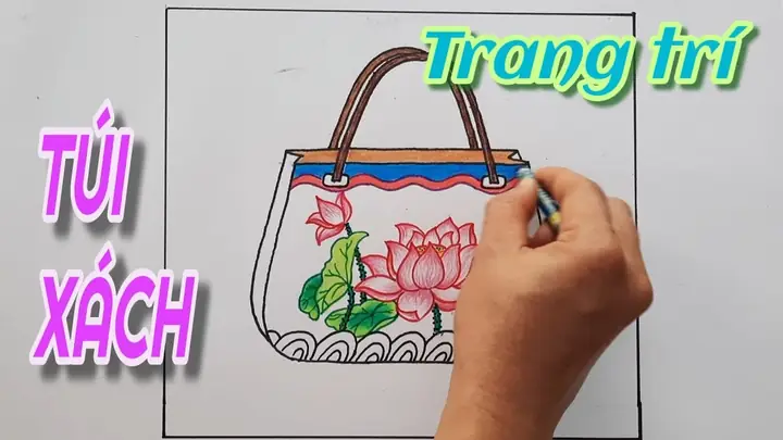 Cách Vẽ Cái Túi Đeo