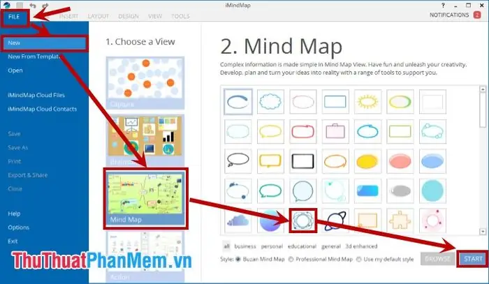 Cách Vẽ Capture Trên Imindmap
