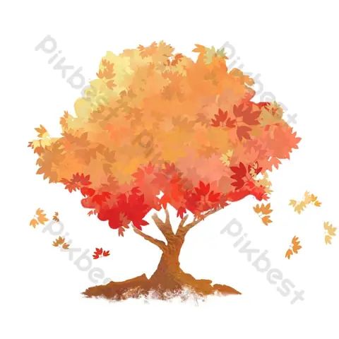Cách Vẽ Cây Lá Đỏ