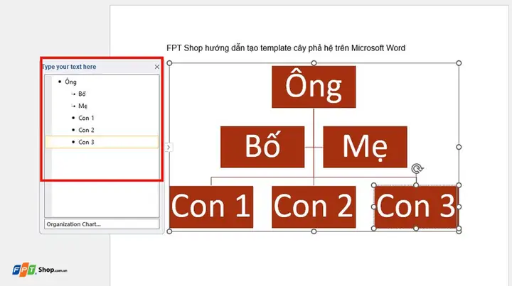 Cách Vẽ Cây Phả Hệ