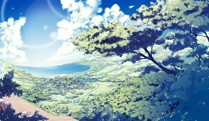 Cách Vẽ Cây Trong Anime