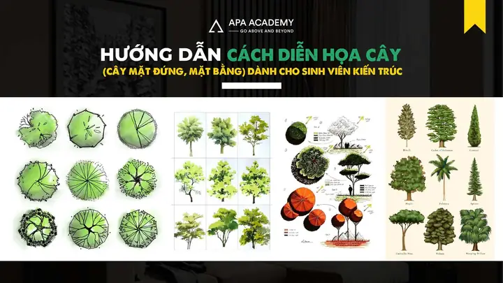 Cách Vẽ Cây Trong Autocad Cách Vẽ Cây Trong Autocad