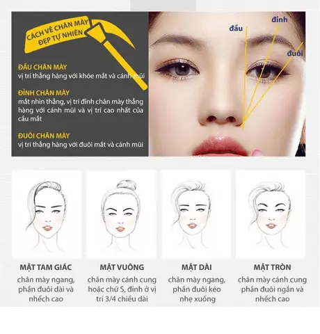 Cách Vẽ Chân Mày Cánh Cung Cách Vẽ Chân Mày Cánh Cung