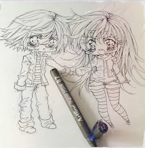 Cách Vẽ Chibi Bằng Bút Chì