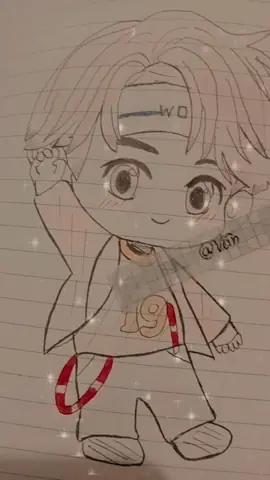 Cách Vẽ Chibi Bts V
