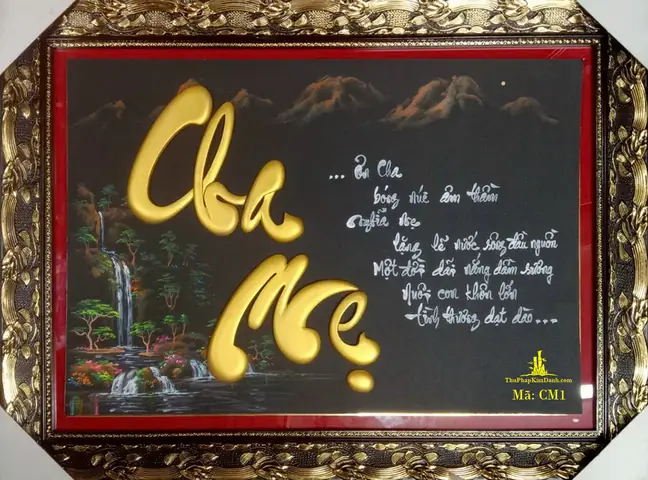 Cách Vẽ Chữ Cha Mẹ