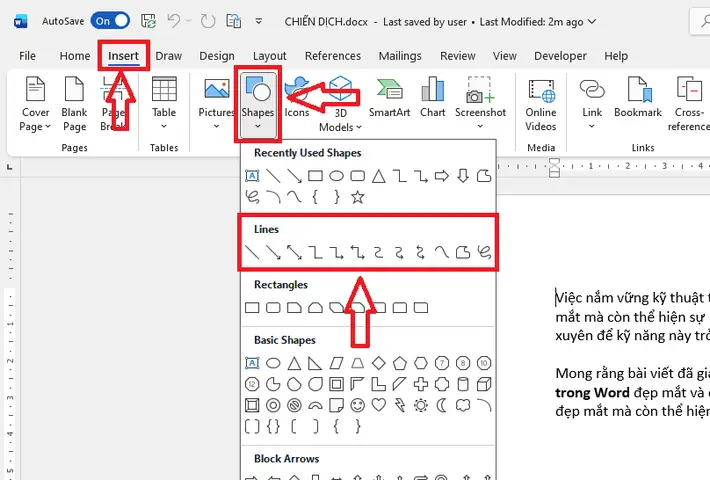 Cách Vẽ Chữ T Trong Word