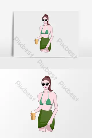 Cách Vẽ Con Gái Mặc Bikini