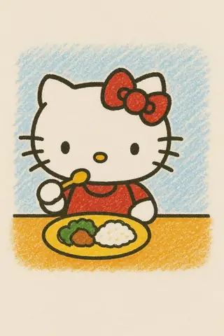 Cách Vẽ Con Mèo Hello Kitty Cách Vẽ Con Mèo Hello Kitty