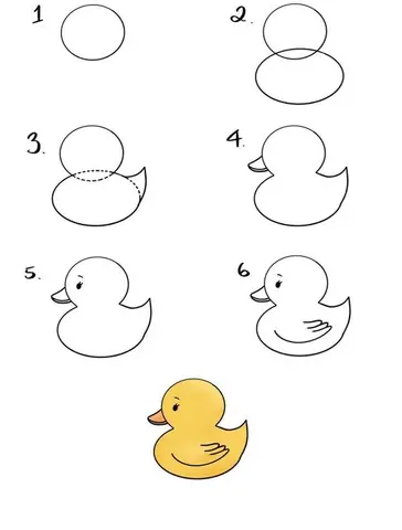 Cách Vẽ Con Vịt Dễ Thương Cách Vẽ Con Vịt Dễ Thương