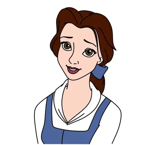 Cách Vẽ Công Chúa Belle