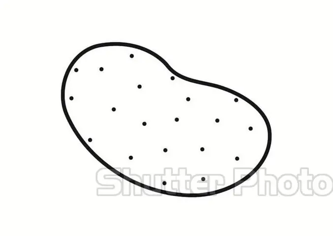Cách Vẽ Củ Khoai Tây Cách Vẽ Củ Khoai Tây