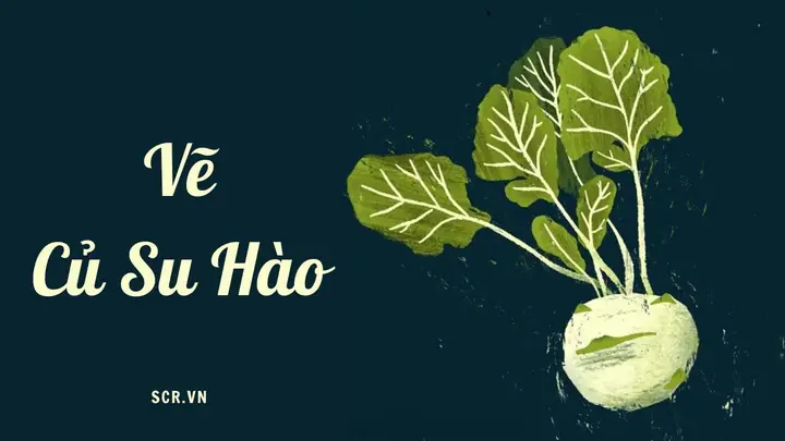 Cách Vẽ Củ Su Hào