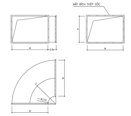 Cách Vẽ Cút 90 Độ Cách Vẽ Cút 90 Độ