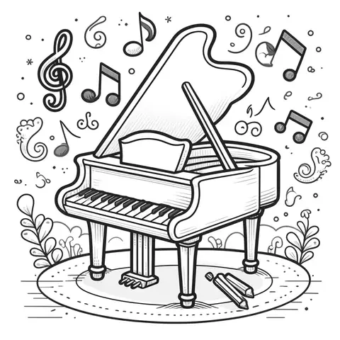 Cách Vẽ Đàn Piano Đơn Giản Cách Vẽ Đàn Piano Đơn Giản